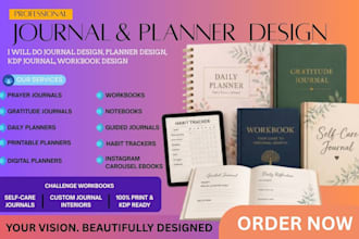 do journal design, planner design, KDP journal, workbook design