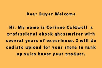 ghostwrite your fiction fantasy book