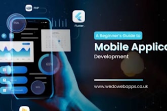 develop a flutter mobile app mvp for android and ios