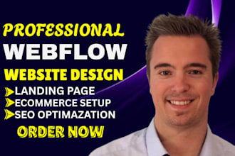 design, redesign, or develop webflow website, webflow expert