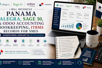 reconcile panama alegra sage 50 odoo accounting bookeeping itbms records for sme