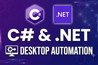 develop custom desktop applications and windows automation tools