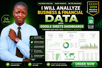 analyze business and financial data with google sheets