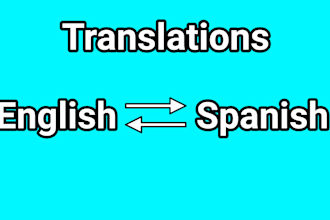 translate texts to spanish or english