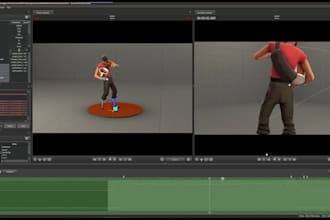 create animated sfm models, 3d cinematic character animation gmod fnaf tf2