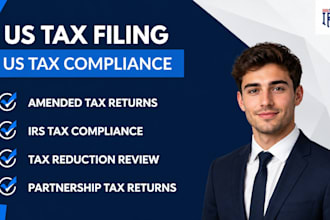 file US tax service US tax amendment compliance partnership tax, tax reduction