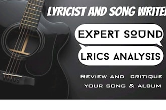 give pro feeback critique and review your song, album, mix professionally