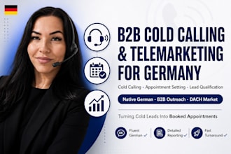 do german b2b cold calling, telemarketing and appointment setting