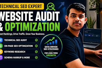 do technical SEO audit and fix on page issues