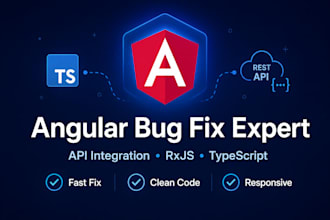 angular bugs, errors, API integration and frontend issues
