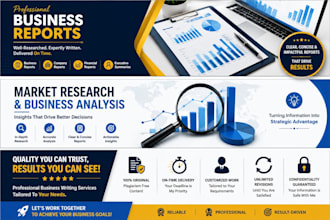 write professional business report market research