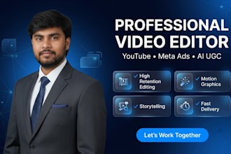 edit high converting youtube, meta and instagram video ads