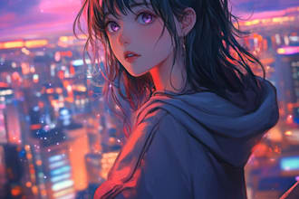 do a anime character