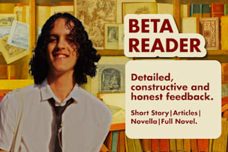 beta read your contemporary, romance or dystopian novel