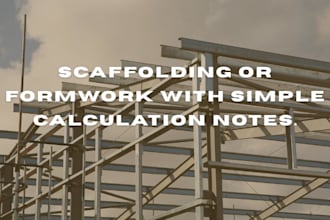 review and provide structural calculations for scaffolding formwork texas permit