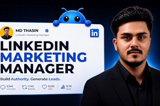 be linkedin marketing manager for personal branding