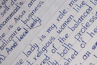 write anything personalised  with my beautiful handwriting in neat and cursive