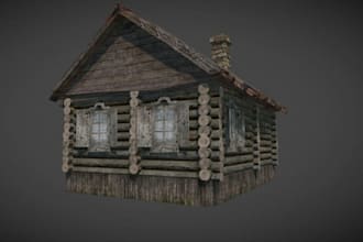 do 3d character modeling, 3d building and environment design