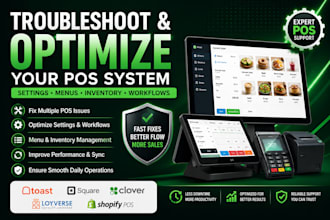 troubleshoot and optimize your toast, square, clover, loyverse, and shopify pos