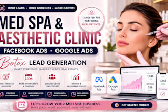 do med spa aesthetic clinic facebook ads google ads botox lead generation