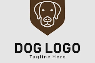 design modern pet, dog, cat and animal logo
