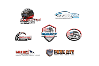 create a modern racing automotive 3d logo