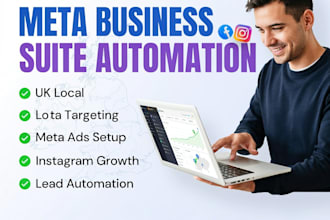 setup UK local business meta business suite automation meta ads instagram growth