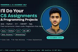do java, python, cpp, dotnet programming assignments and projects