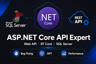 fix dotnet core API bugs, backend issues and sql  errors