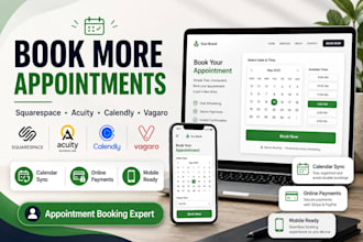 setup squarespace booking website squarespace acuity vagaro calendly scheduling