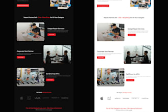 design modern website UI UX in figma