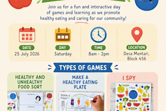 design a professional and eyecatching poster