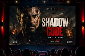 movie poster design film poster action poster event poster cinematic poster