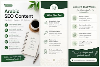 write SEO optimized arabic content for websites blogs and social media
