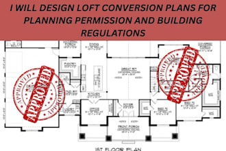 design loft conversion plans for planning permission and building regulations