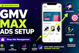 setup tiktok shop UK gmv max ads campaign and shop manager