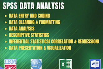 do statistical data analysis with spss