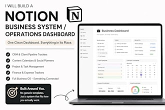 build a notion business system  operations dashboard
