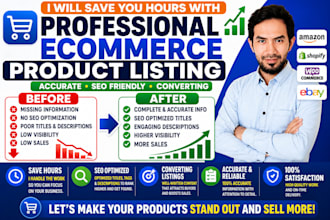 create professional ecommerce product listings