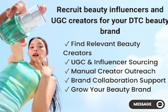 recruit beauty influencers and ugc creators for your dtc beauty brand
