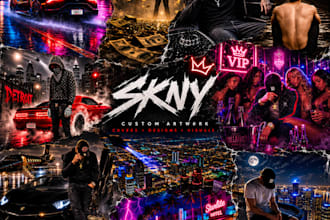 make a album cover design