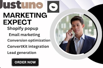 setup justuno shopify popup conversion optimization lead generation
