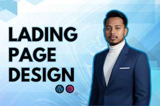 create responsive landing pages, websites and figma to wordpress
