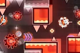 design a geometry dash collab part for your level