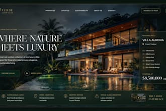 build a high converting luxury landing page in nextjs and framer motion
