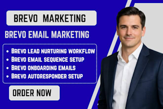 setup brevo welcome series email automation lead nurturing email workflow forms