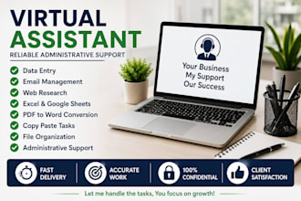 be your reliable virtual assistant for administrative tasks