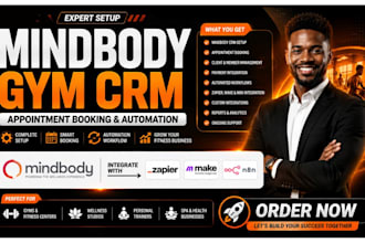 setup mindbody gym CRM mindbody appointment booking mindbody zapier integration