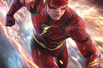 create top quality super hero character