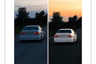 professionally edit your car photos with a cinematic look